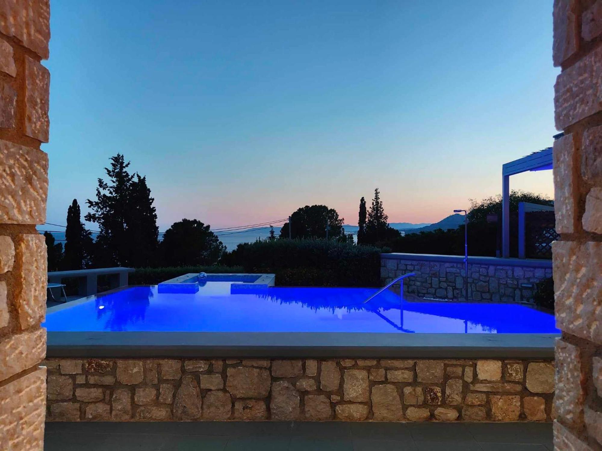 Villa Costamare - Enjoy Lazy Days On The Private Pool-Jacuzzi Πεύκος Εξωτερικό φωτογραφία